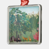 Henri Rousseau - De waterval Metalen Ornament (Links)