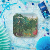 Henri Rousseau - De waterval Papieren Bordje (Feest)