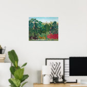 Henri Rousseau - De waterval Poster (Thuiskantoor)