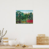 Henri Rousseau - De waterval Poster (Keuken)