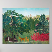Henri Rousseau - De waterval Poster (Voorkant)