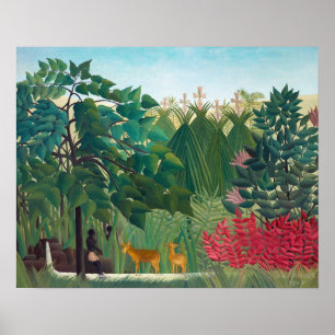 Henri Rousseau - De waterval Poster