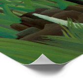 Henri Rousseau - De waterval Poster (Hoek)
