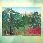 Henri Rousseau - De waterval Raamsticker (Vel 3)