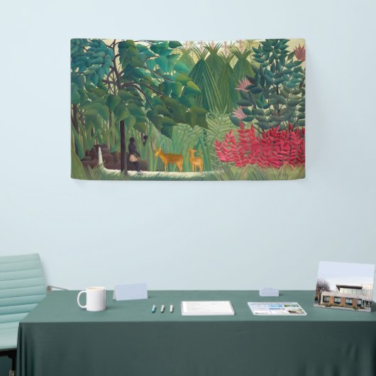 Henri Rousseau - De waterval Spandoek (Beurs)