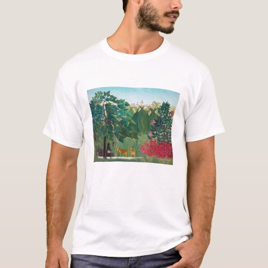 Henri Rousseau - De waterval T-shirt (Voorkant)