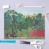 Henri Rousseau - De waterval Tissuepapier (Craft)