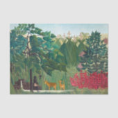 Henri Rousseau - De waterval Tissuepapier (Voorkant)