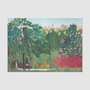 Henri Rousseau - De waterval Tissuepapier
