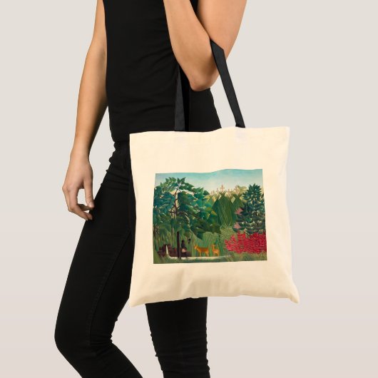 Henri Rousseau - De waterval Tote Bag (Voorkant (product))