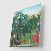 Henri Rousseau - De waterval Vierkante Klok (Hoek)