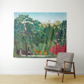 Henri Rousseau - De waterval Wandkleed (In Situ (horizontaal))