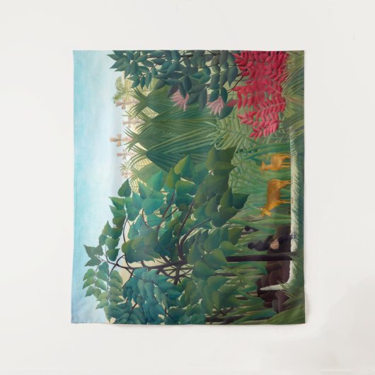 Henri Rousseau - De waterval Wandkleed (Voorkant)