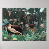 Henri Rousseau Dream 1910 Art Exhibition Poster (Voorkant)
