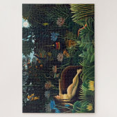 Henri Rousseau Droom Jungle Kunst Legpuzzel (Verticaal)