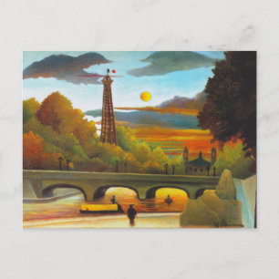 Henri Rousseau Eiffeltoren bij Sunset Briefkaart