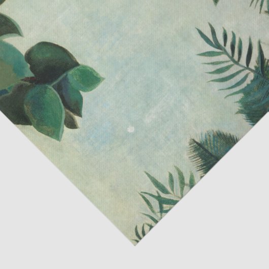 Henri Rousseau | Equatoriaal Oerwoud (1909) Tissuepapier (Detail)