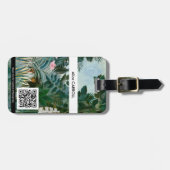 Henri Rousseau - Equatoriaal Oerwoud - QR-code Bagagelabel (Voorkant horizontaal)