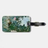 Henri Rousseau - Equatoriaal Oerwoud - QR-code Bagagelabel (Achterkant horizontaal)