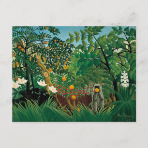 Henri Rousseau Exotic Landscape Invitations Kaart