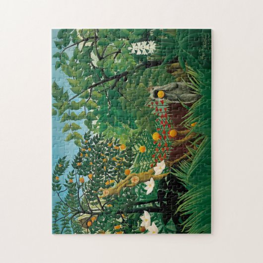 Henri Rousseau Exotic Landscape Puzzle Legpuzzel (Verticaal)