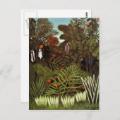 Henri Rousseau - Exotisch landschap Briefkaart (Voorkant / Achterkant)