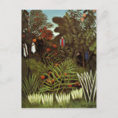 Henri Rousseau - Exotisch landschap Briefkaart (Voorkant)