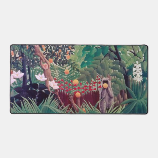 Henri Rousseau - Exotisch Landschap Bureaumat (Voorkant)