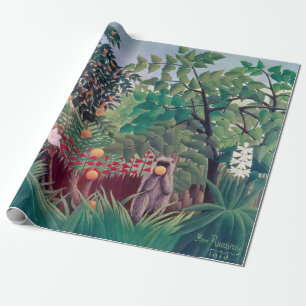 Henri Rousseau - Exotisch Landschap Cadeaupapier