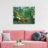 Henri Rousseau Exotisch Landschap Canvas Print (Insitu (Woonkamer))