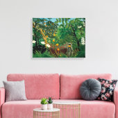 Henri Rousseau Exotisch Landschap Canvas Print (Insitu (Woonkamer))