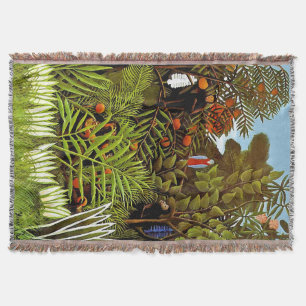 Henri Rousseau - Exotisch landschap Jungle Kunst Deken