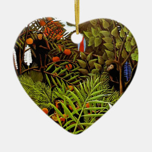 Henri Rousseau - Exotisch landschap Jungle Kunst Keramisch Ornament