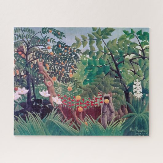 Henri Rousseau - Exotisch Landschap Legpuzzel (Horizontaal)