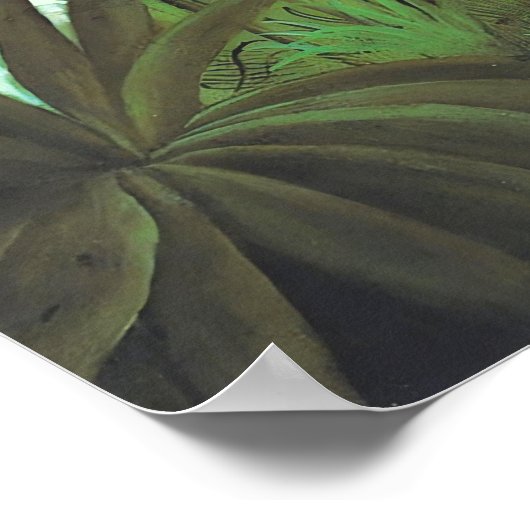 Henri Rousseau - Exotisch landschap met leeuw Poster (Hoek)