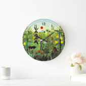 Henri Rousseau - Exotisch landschap met Lion Grote Klok (Huis)