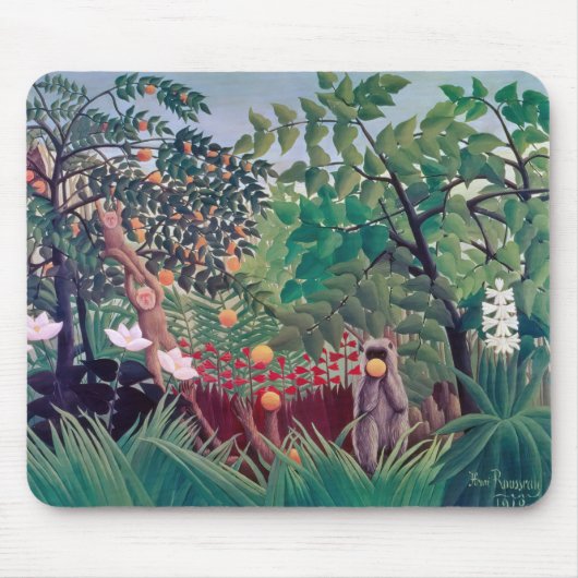 Henri Rousseau - Exotisch Landschap Muismat (Voorkant)