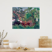 Henri Rousseau - Exotisch Landschap Poster (Keuken)