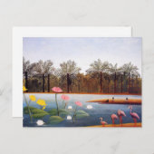 Henri Rousseau Flamingoes Briefkaart (Voorkant / Achterkant)