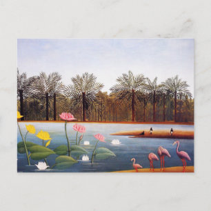 Henri Rousseau Flamingoes Briefkaart