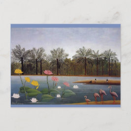 Henri Rousseau, Flamingoes Painting Briefkaart