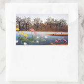Henri Rousseau Flamingoes Stickers (Tas)