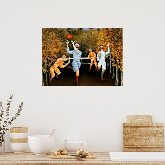 Henri Rousseau - Football Players Poster (Keuken)