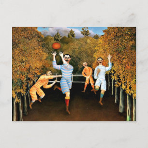 Henri Rousseau - Football spelers, Briefkaart