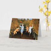 Henri Rousseau - Football spelers, Kaart (Gele Bloem)