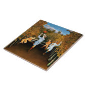 Henri Rousseau - Footballs spelers Tegeltje (Zijkant)