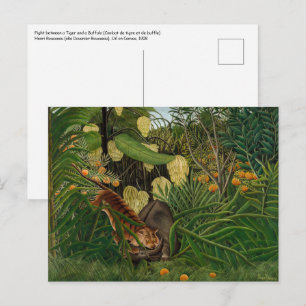 Henri Rousseau - Gevecht tussen Tijger en Buffel Briefkaart
