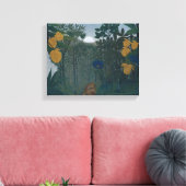 Henri Rousseau - Herstel van de leeuw Canvas Afdruk (Insitu (Woonkamer))
