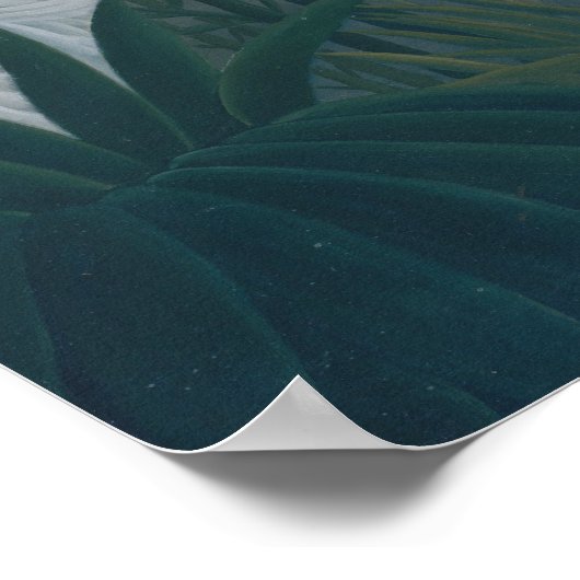 Henri Rousseau - Herstel van de leeuw Poster (Hoek)