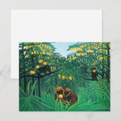 Henri Rousseau Het Briefkaart van Tropics (Voorkant / Achterkant)